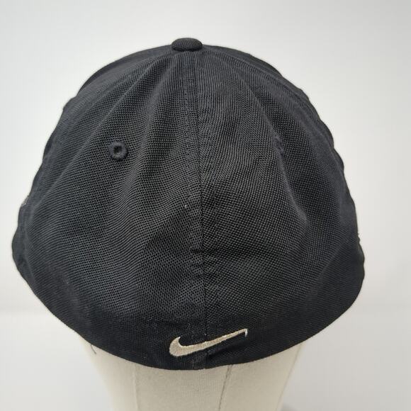 Tiger Woods One Fitted Hat Black One Size Embroidered Swoosh Nike - Picture 6 of 9